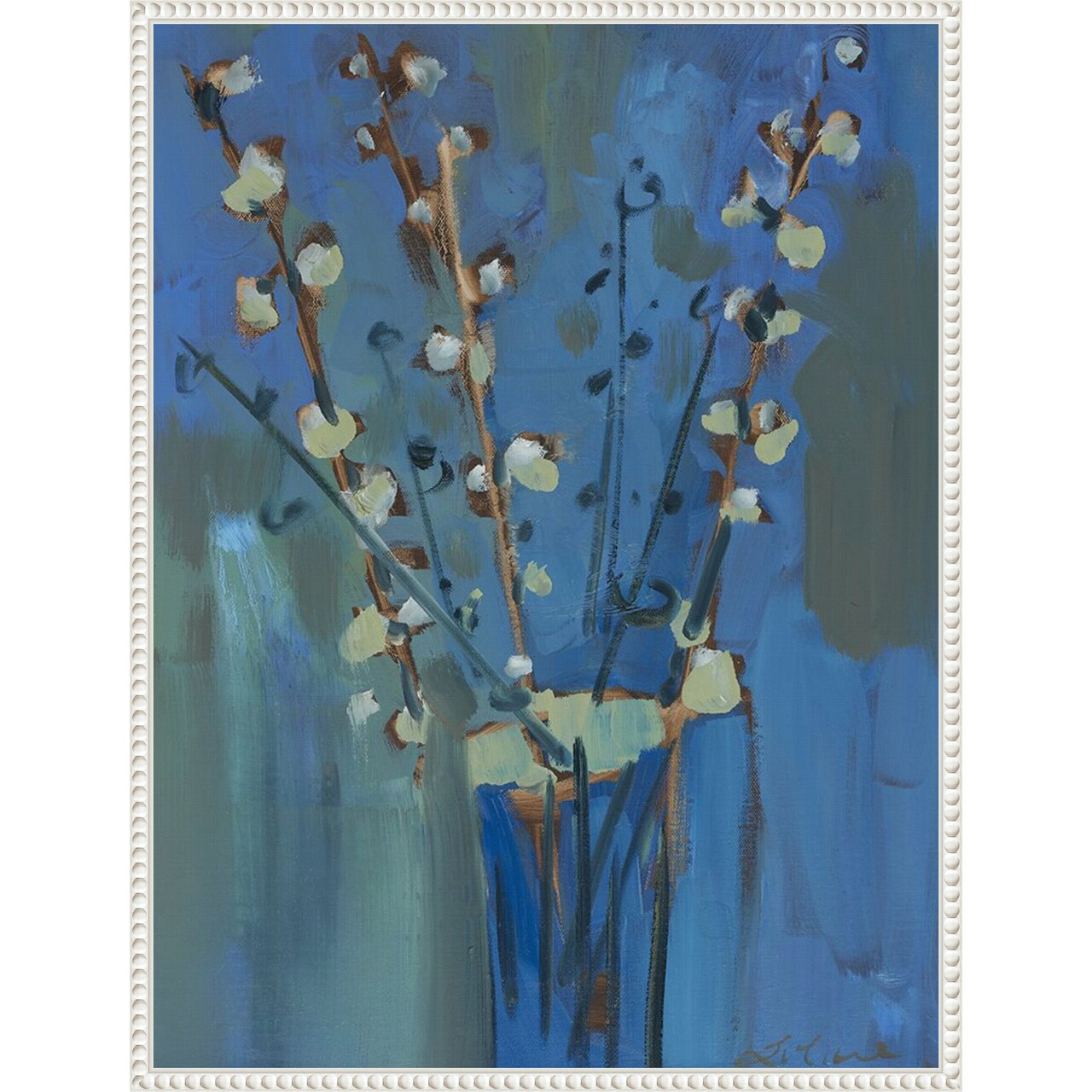 Winter Willow II by Erin McGee Ferrell 23-in. W x 30-in. H. Canvas Wall Art Print Framed